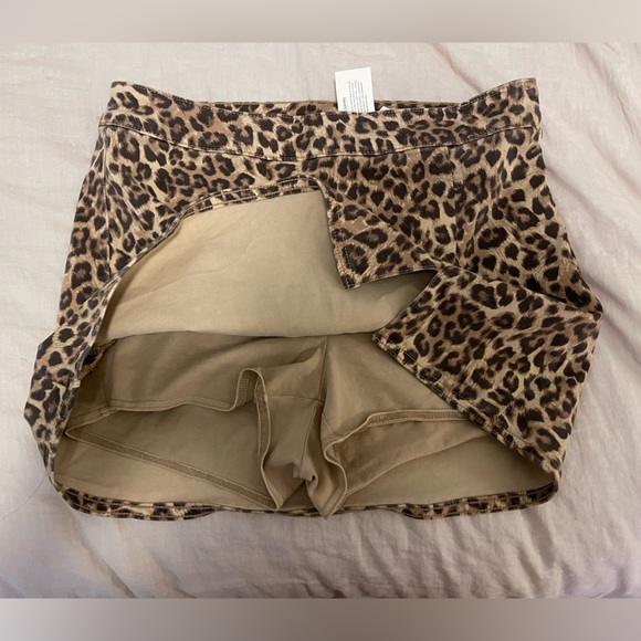 American Eagle Outfitters Leopard Print skort/skirt - Picture 4 of 5